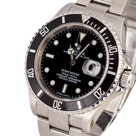 prezzo rolex submariner 16610 anno 2010|Rolex 16610 bezel.